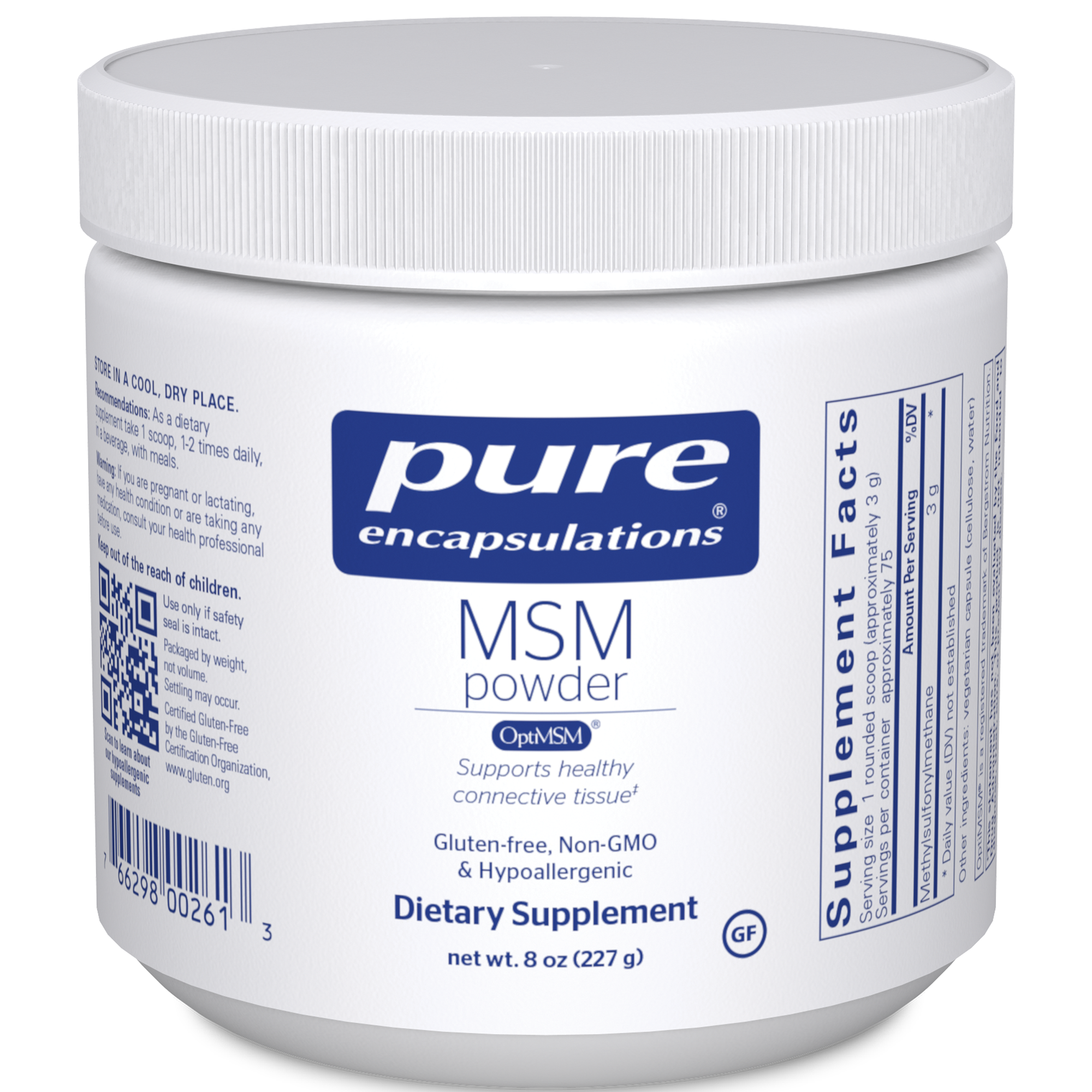 Pure Encapsulations MSM Powder 227 gms