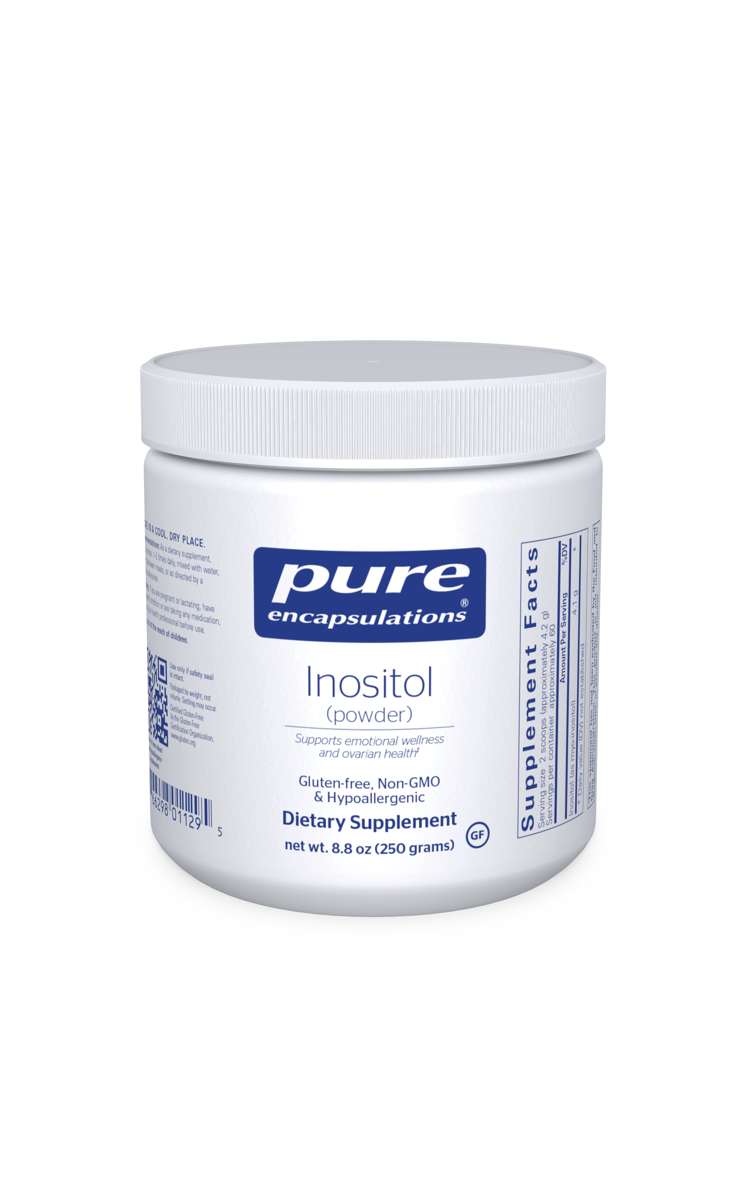 Pure Encapsulations Inositol (powder) 250 gms