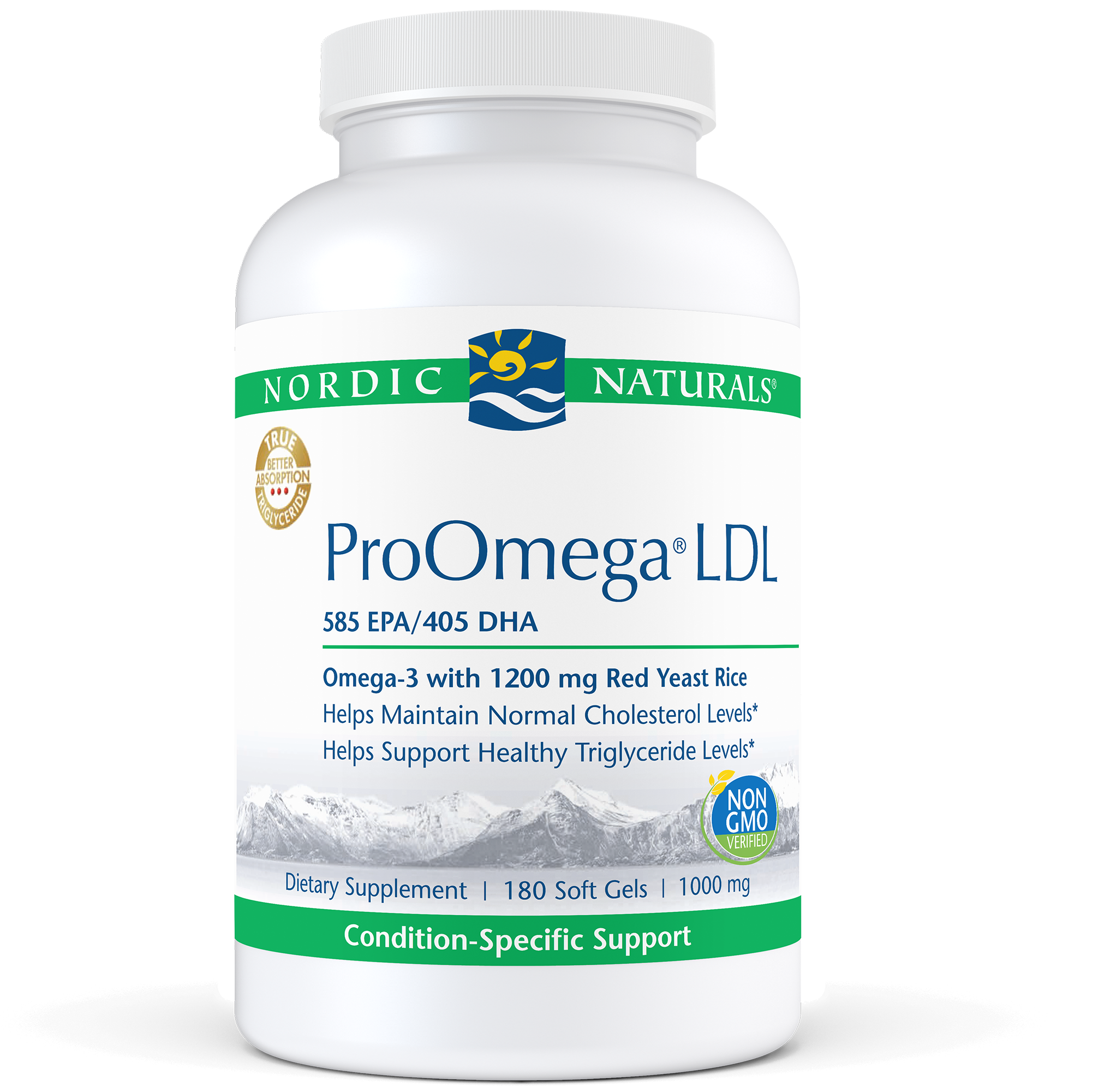 Nordic Naturals ProOmega LDL 1000 mg 180 gels