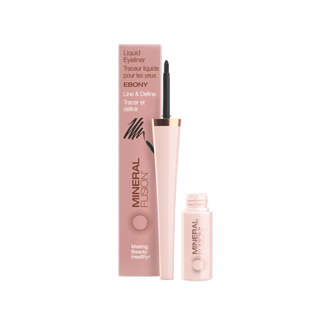 Mineral Fusion - Liquid Eyeliner Ebony, 3 g