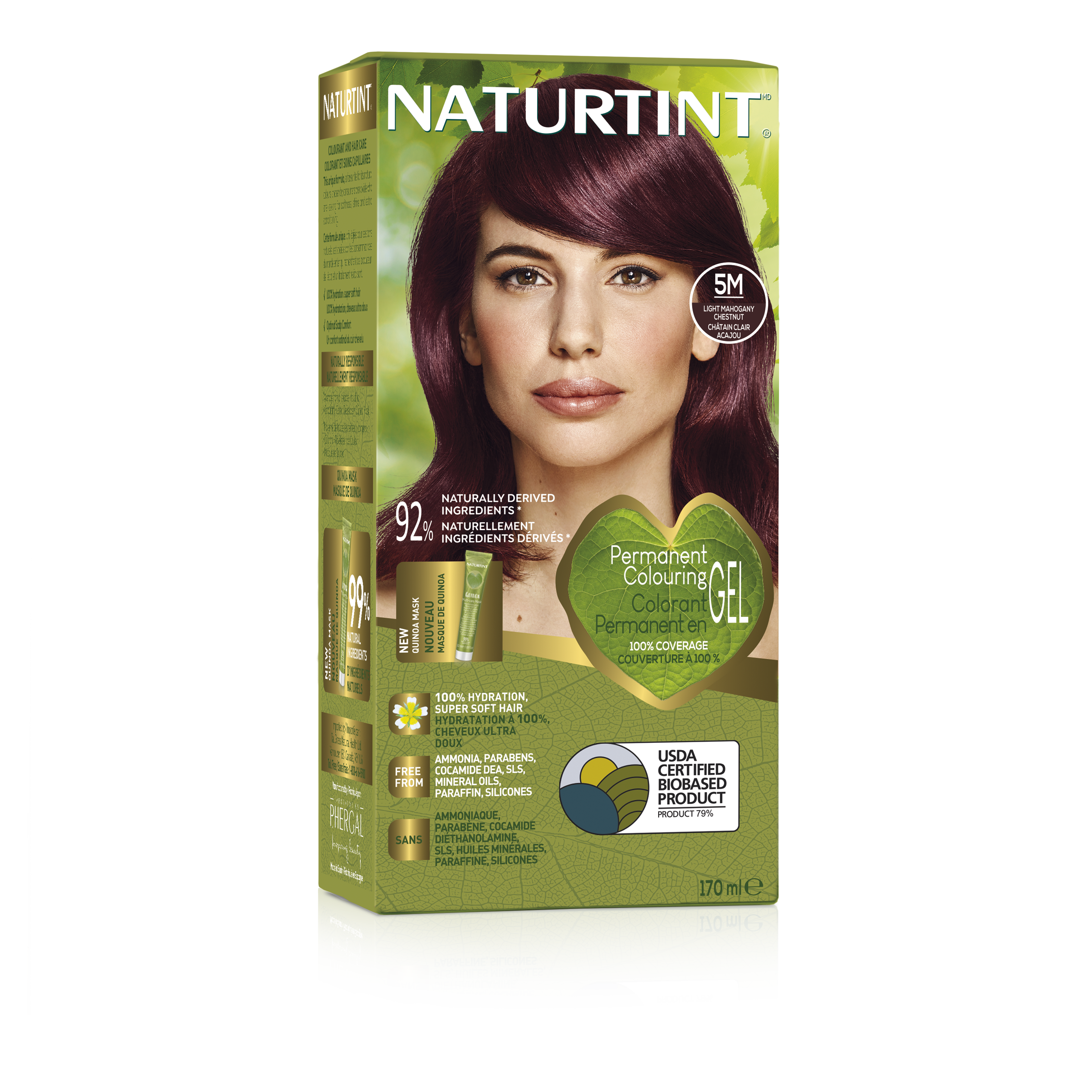 Naturtint - 5m Light Mahogany Chestnut, 170 ml
