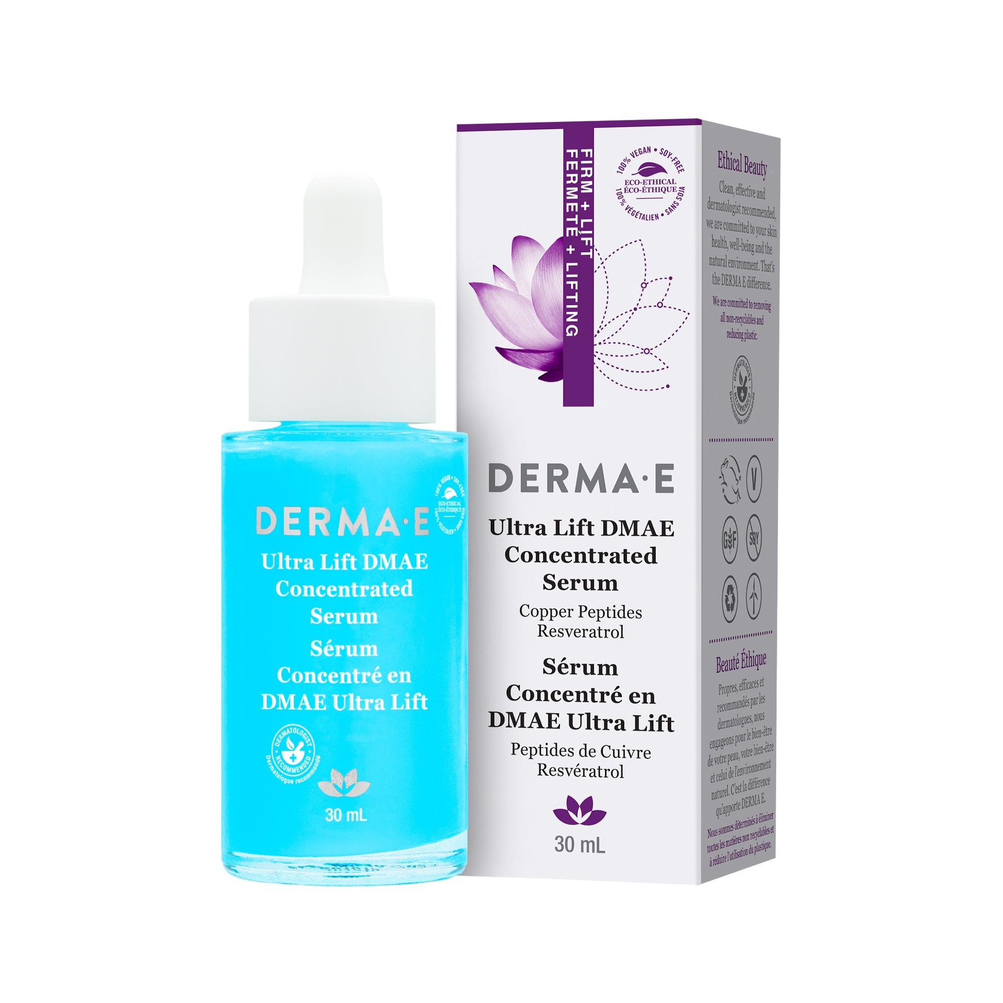 Derma E - Ultra Lift Dmae Conc. Serum, 30ML