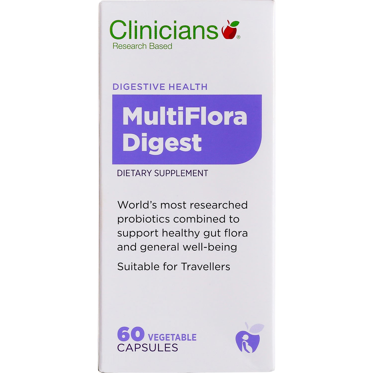 Clinicians Multiflora Digest V Caps 60