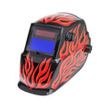 Lincoln Electric K3446-1 Red Steel Auto Darkening Welding Helmet, Variable Shade 9-13