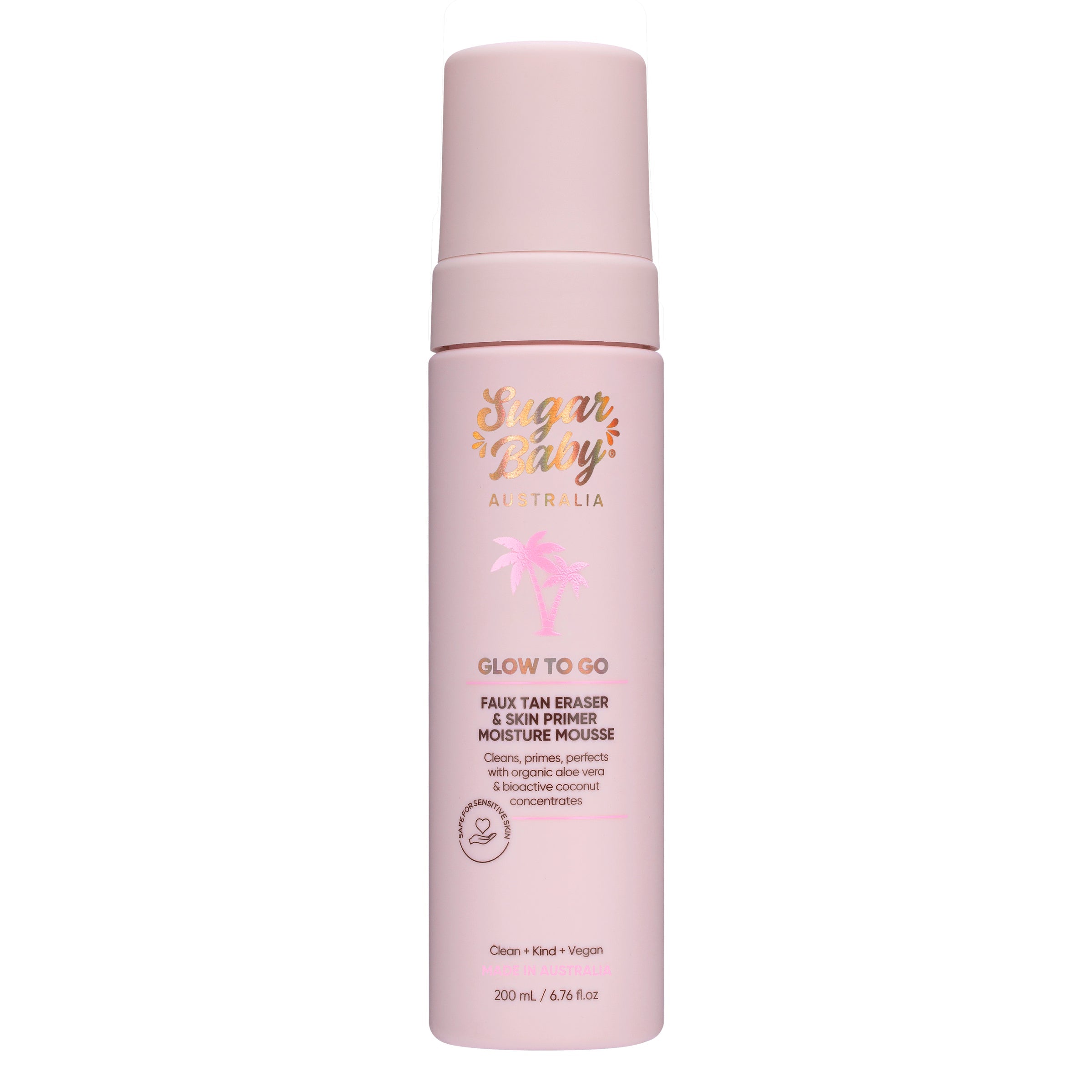 SugarBaby GLOW TO GO Faux Tan Eraser & Skin Primer Moisture Mousse