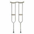 McKesson, Underarm Crutches McKesson Steel Frame Adult 500 lbs. Weight Capacity Push Button / Wing Nut Adjustm, Count of 1