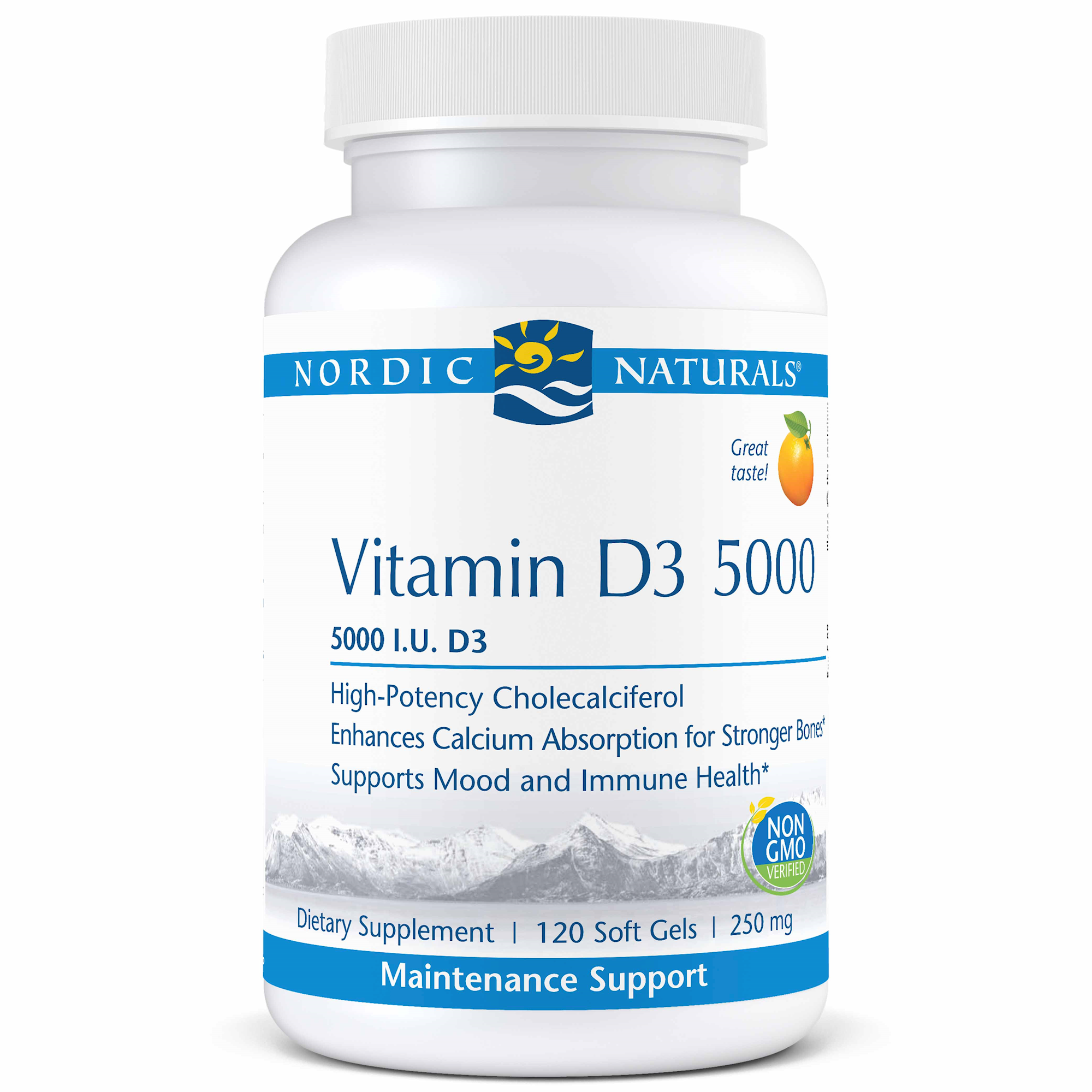 Nordic Naturals Vitamin D3 5000 IU 120 gels