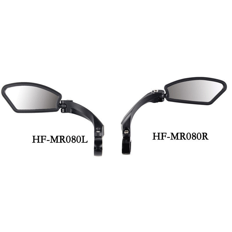 Foldable rearview mirror for bicycle - Blue Force Sports