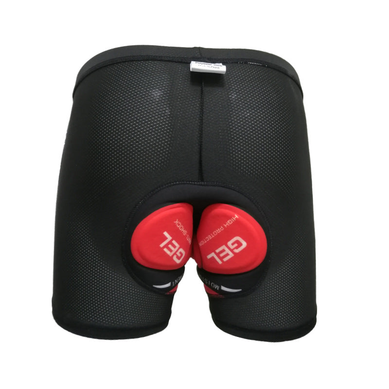 New Cycling Printing Silicone Shorts Wear Underpants - Blue Force Sports