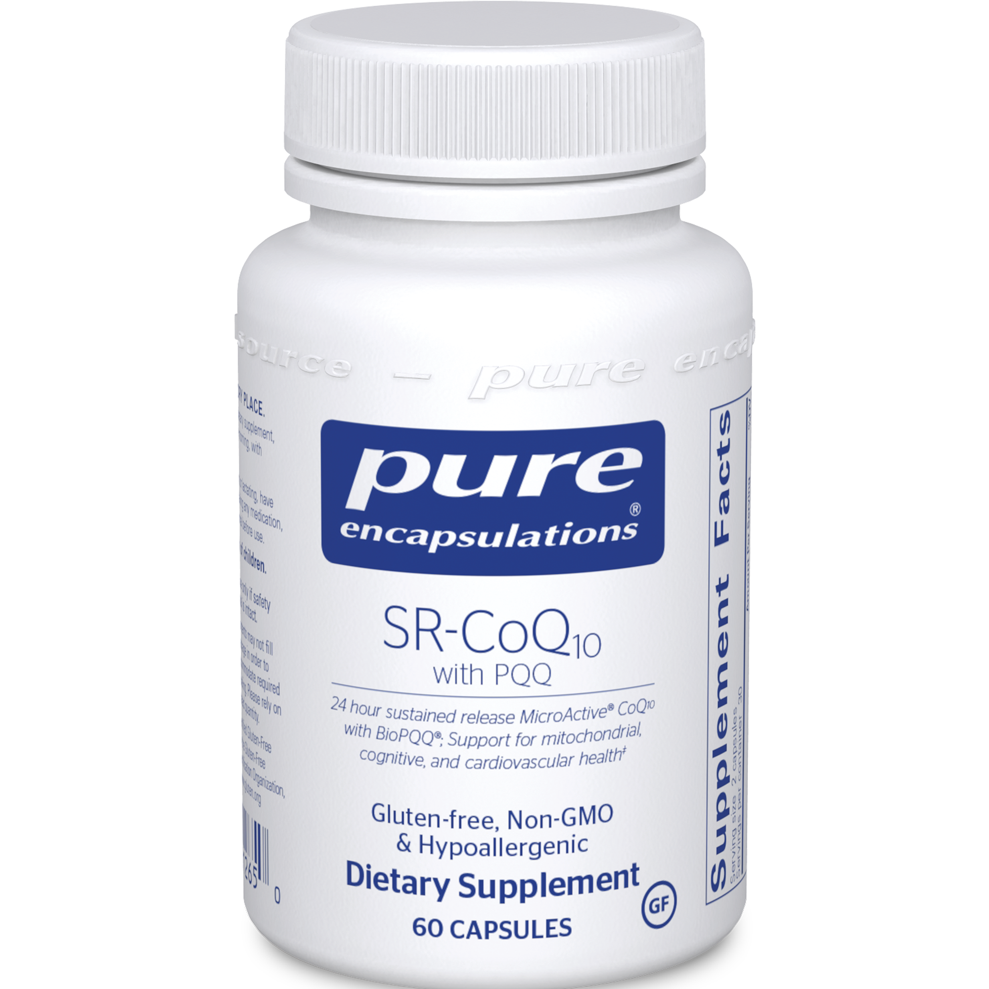 Pure Encapsulations SR-CoQ10 with PQQ 60 vegcaps