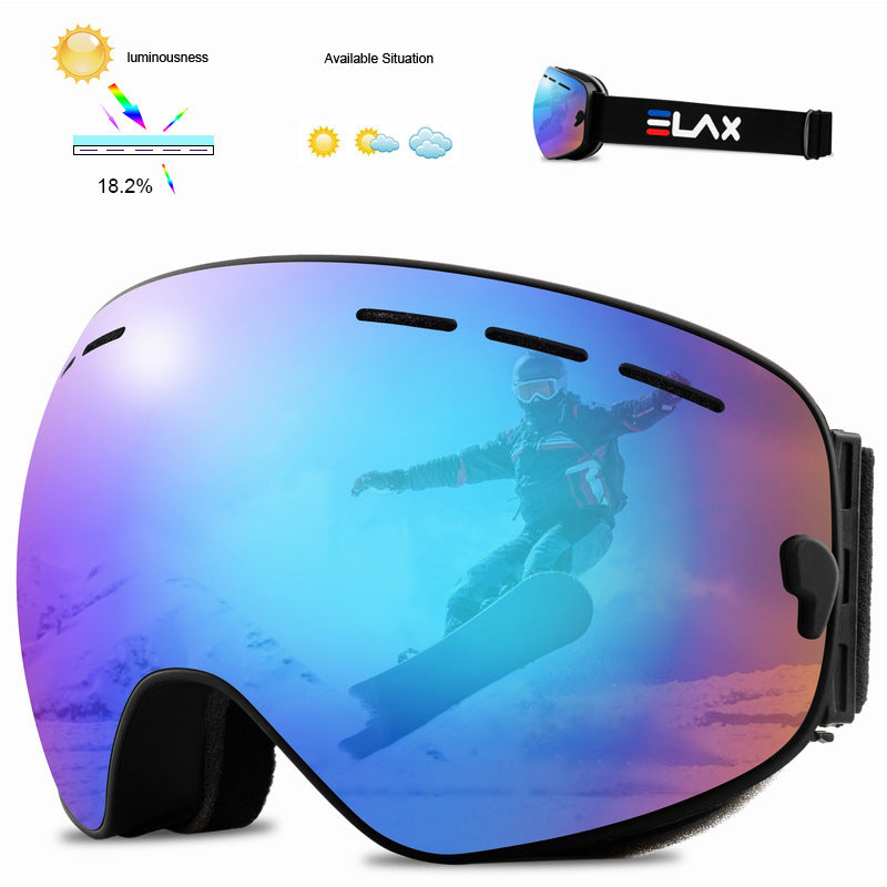 Outdoor Sports Comma Ski Goggles Big Sphere - Blue Force Sports