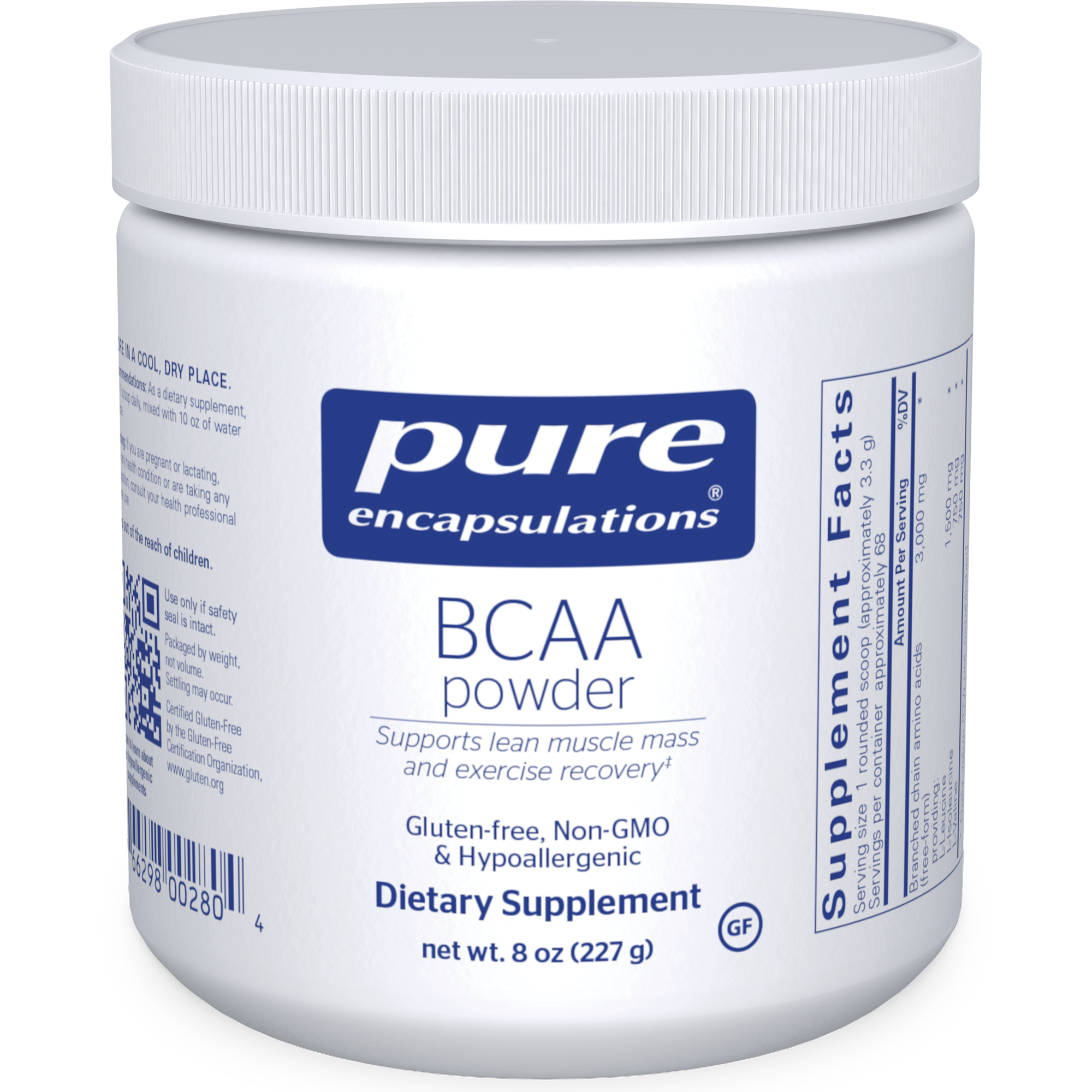 Pure Encapsulations BCAA Powder 8 oz