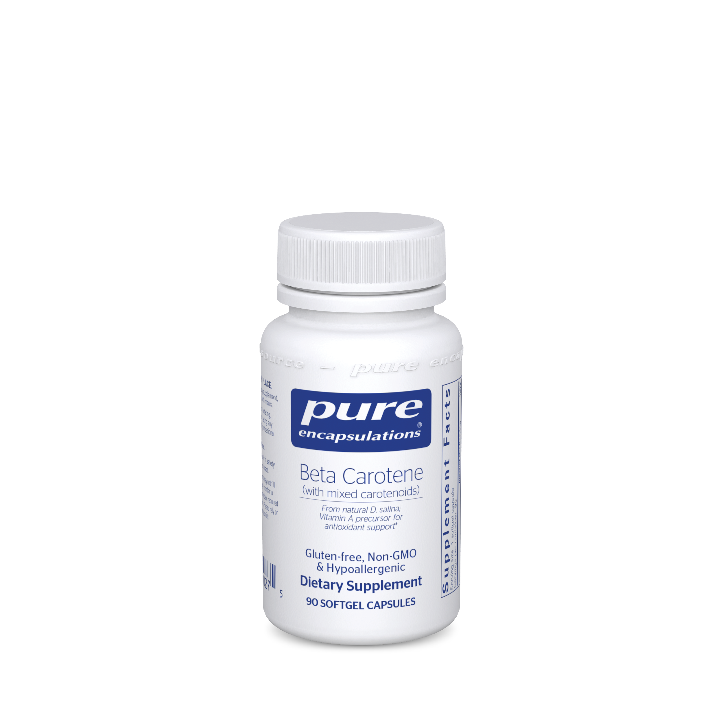 Pure Encapsulations Beta Carotene 25000 IU