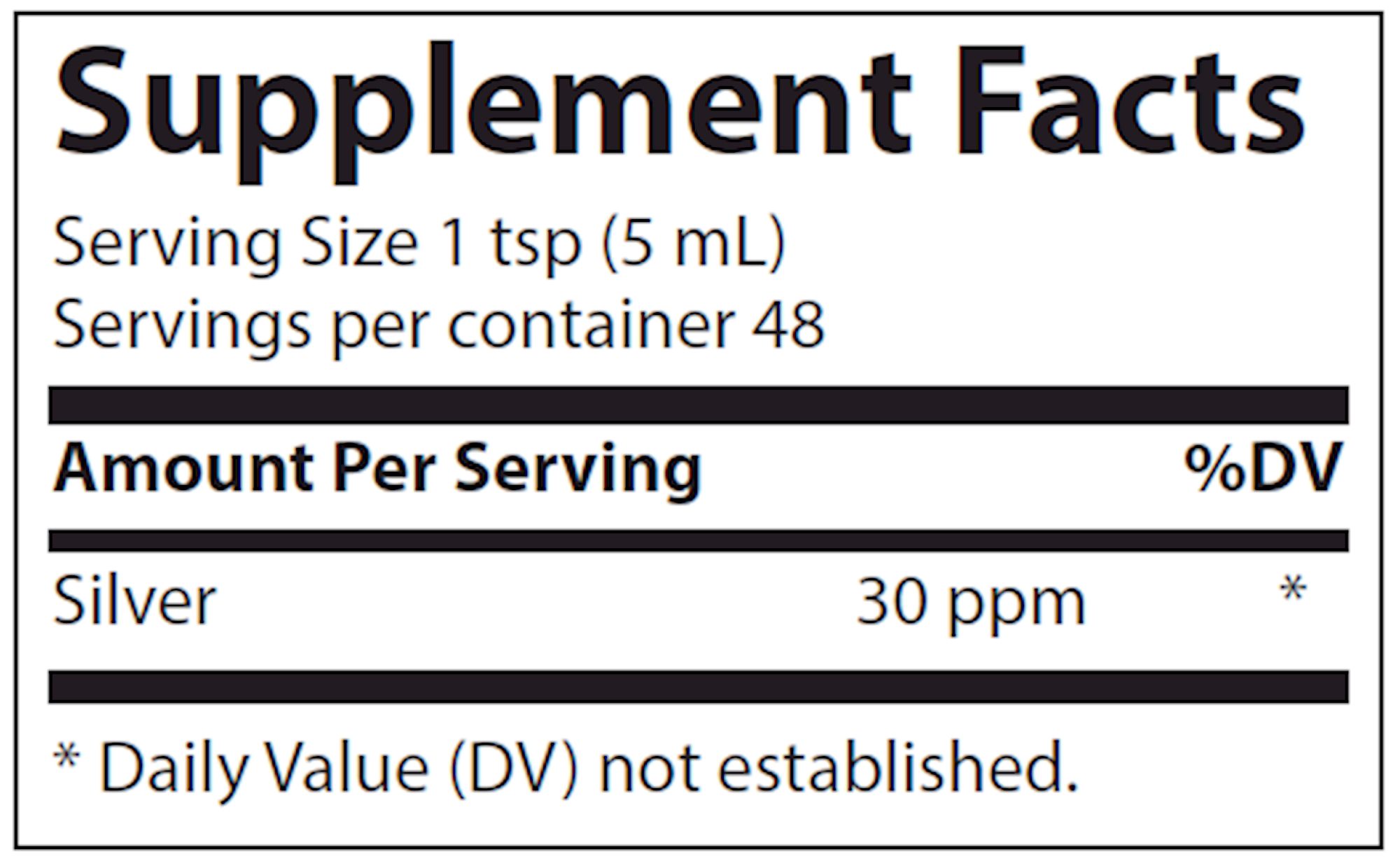 Trace Minerals Research Colloidal Silver 30 PPM