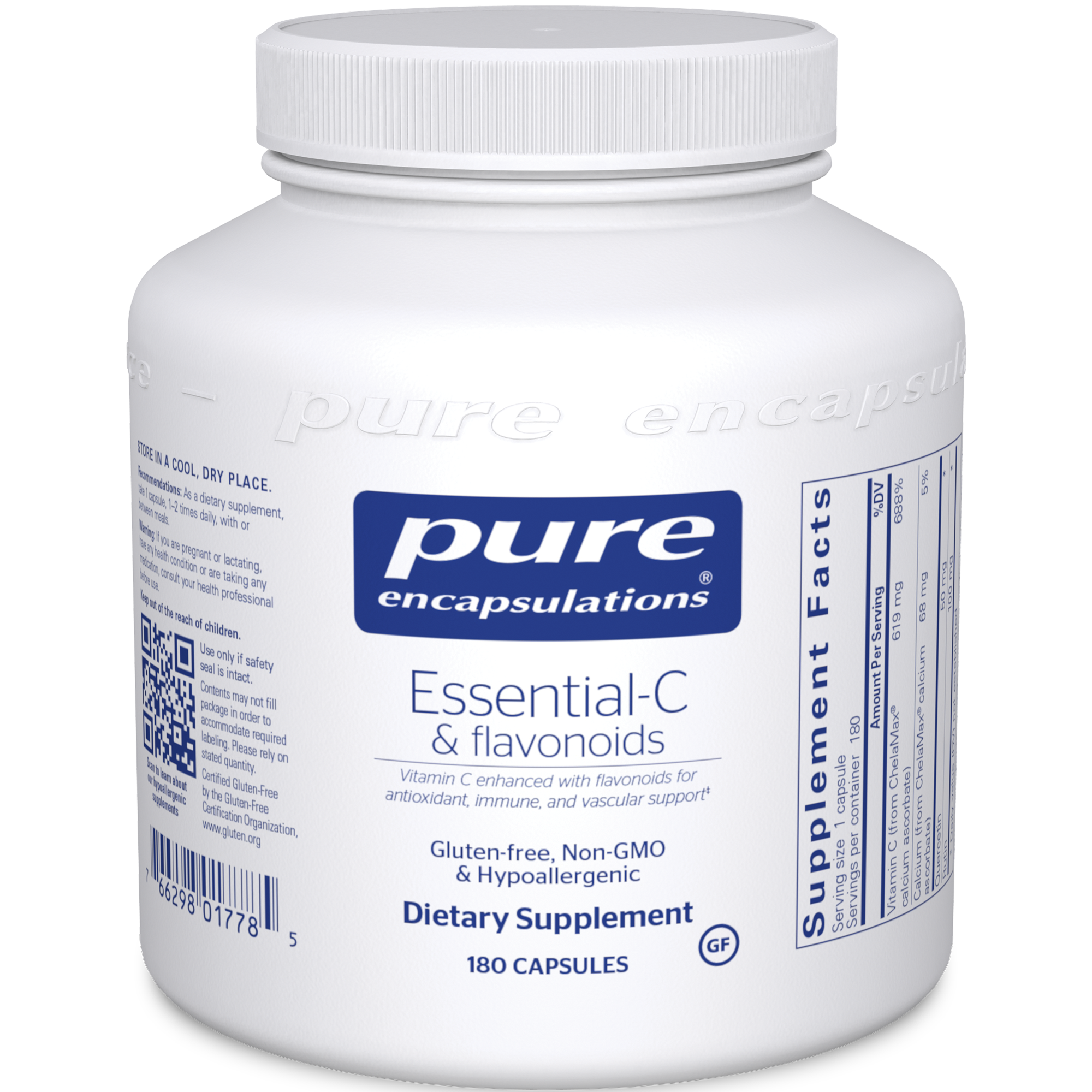 Pure Encapsulations Essential C & Flavonoids 180 vcaps