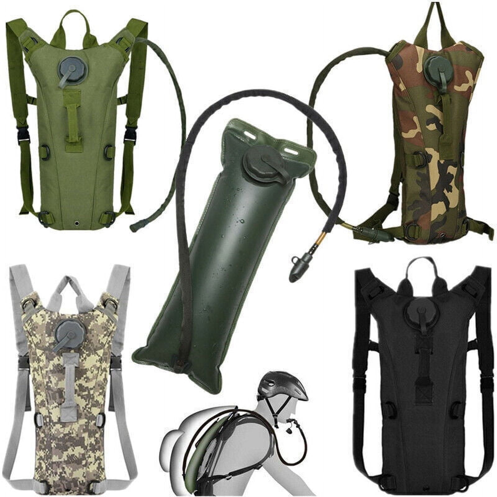 3L Water Bladder Bag Hydration Backpack Pack Hiking Camping Cycling Outdoor US