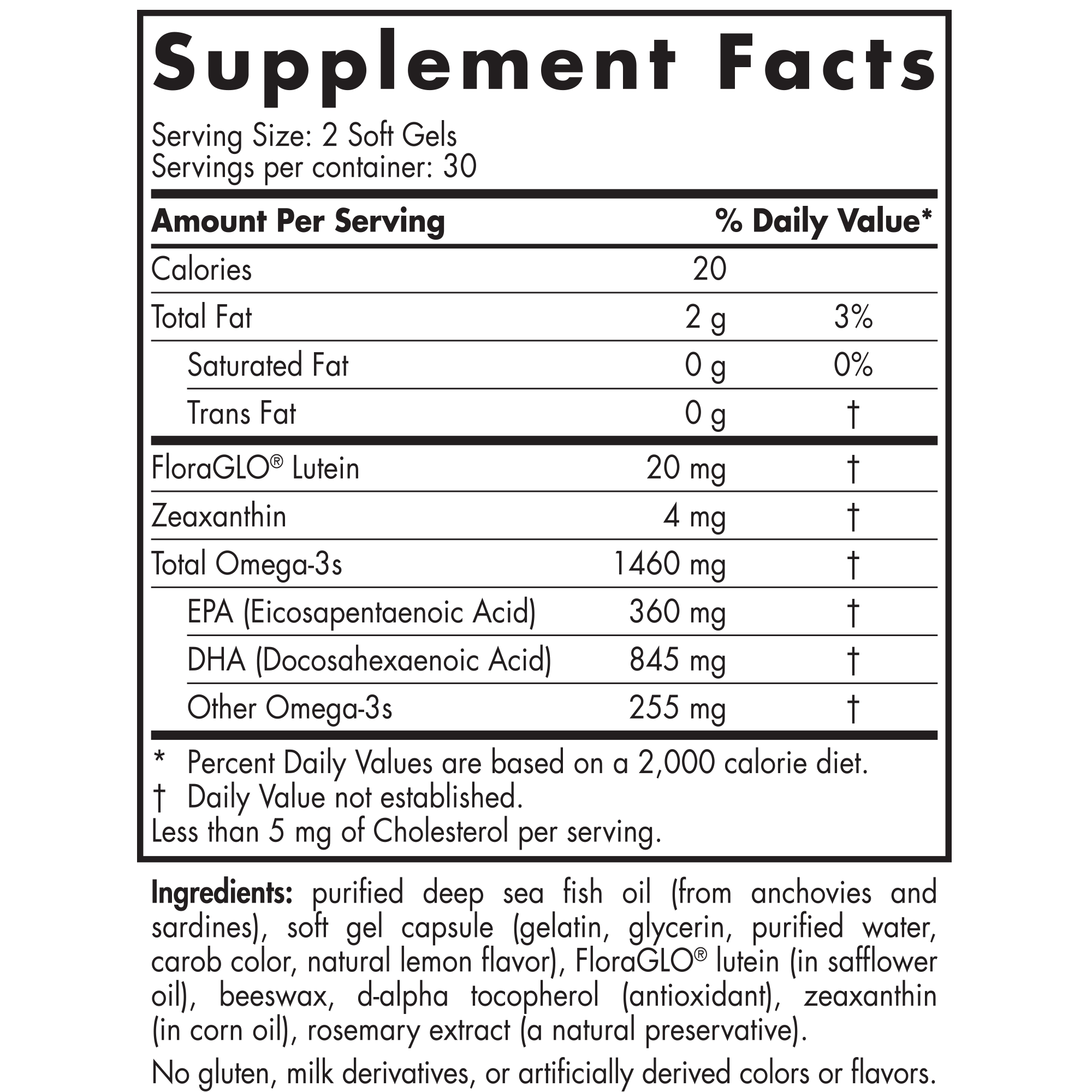 Nordic Naturals ProDHA Eye 1000 mg