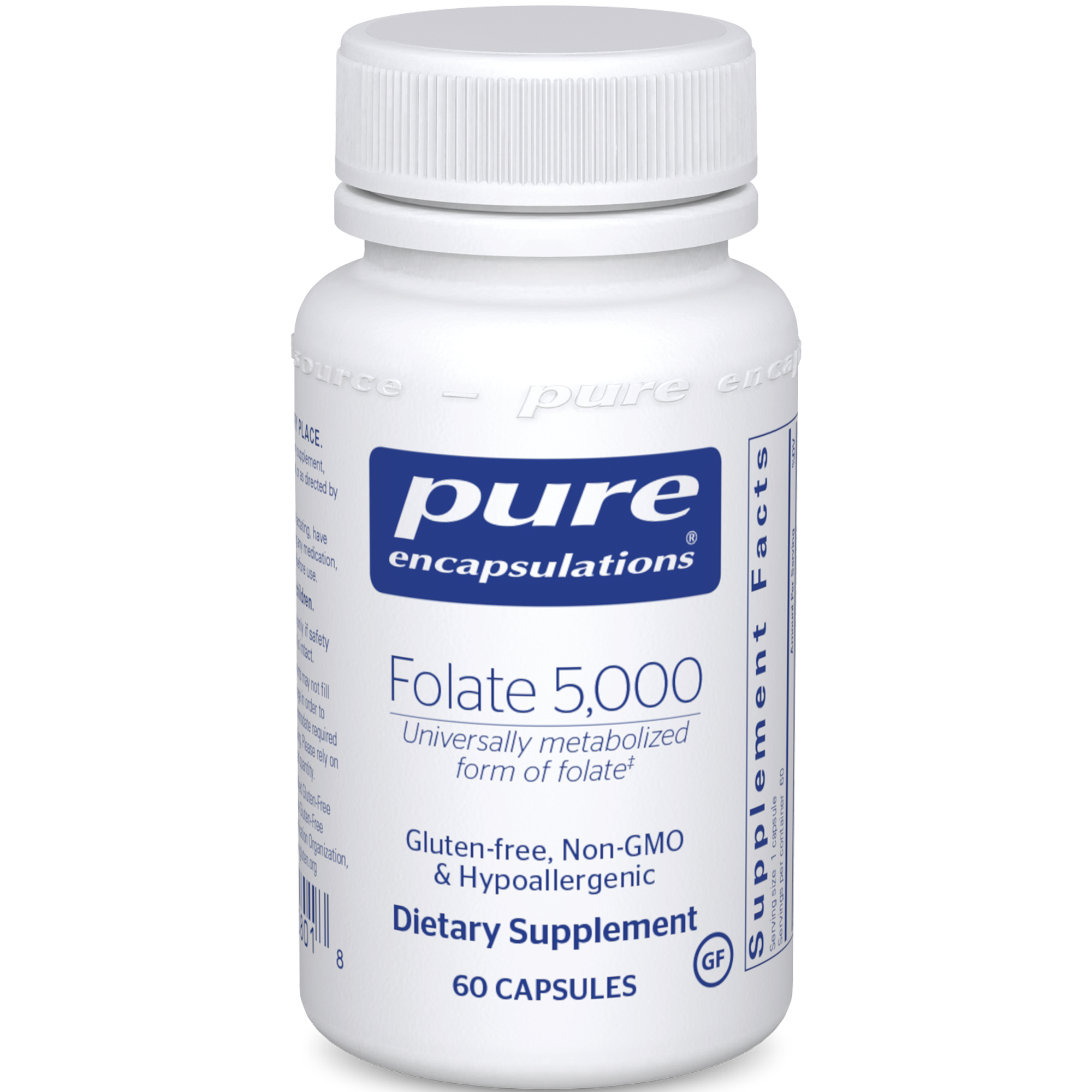 Pure Encapsulations Folate 5,000 60 caps