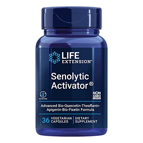 Life Extension Senolytic Activator - with Quercetin, Fisetin 36 Vegetarian Capsules