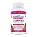 Nordic Naturals Kids Nordic Flora Probiotic Gummies, Merry Berry Punch - 60 Gummies - 1.5 Billion CFU & Prebiotic Fiber - Non-GMO, Vegan - 30 Servings