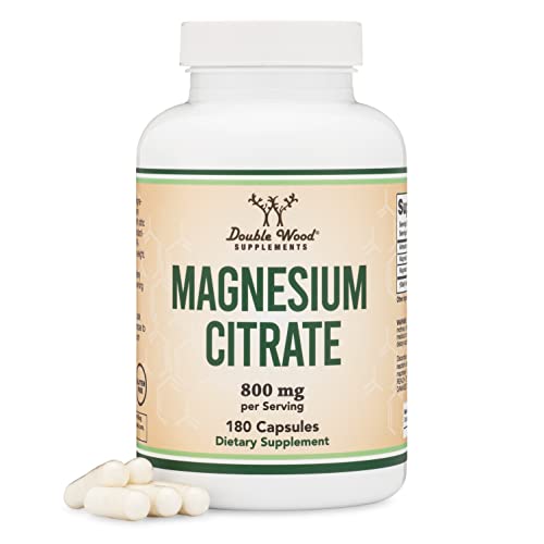 Double Wood Supplements Magnesium Citrate 180 Capsules