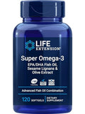 Super Omega-3 EPA/DHA Fish Oil, Lemon Flavor 120 Softgels