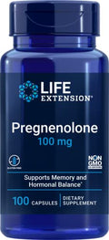 Life Extension Pregnenolone 100mg 100 Capsules