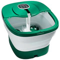 HealXuri Foot Spa Bath with Heat and Massage and Jets,Bubbles,and Vibration,Collapsible Massager,Foot Tub for Soaking Feet,Motorized Rollers