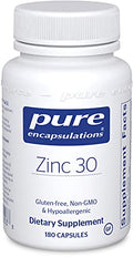 Pure Encapsulations Zinc 30 mg 180 Capsules