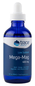 Trace Minerals Liquid Mega-Mag, 400 mg 4 Ounce