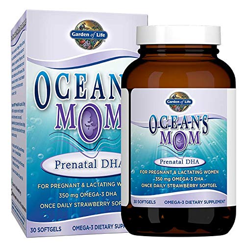 Garden of Life Oceans Mom Prenatal Fish Oil DHA 30 Small Softgels