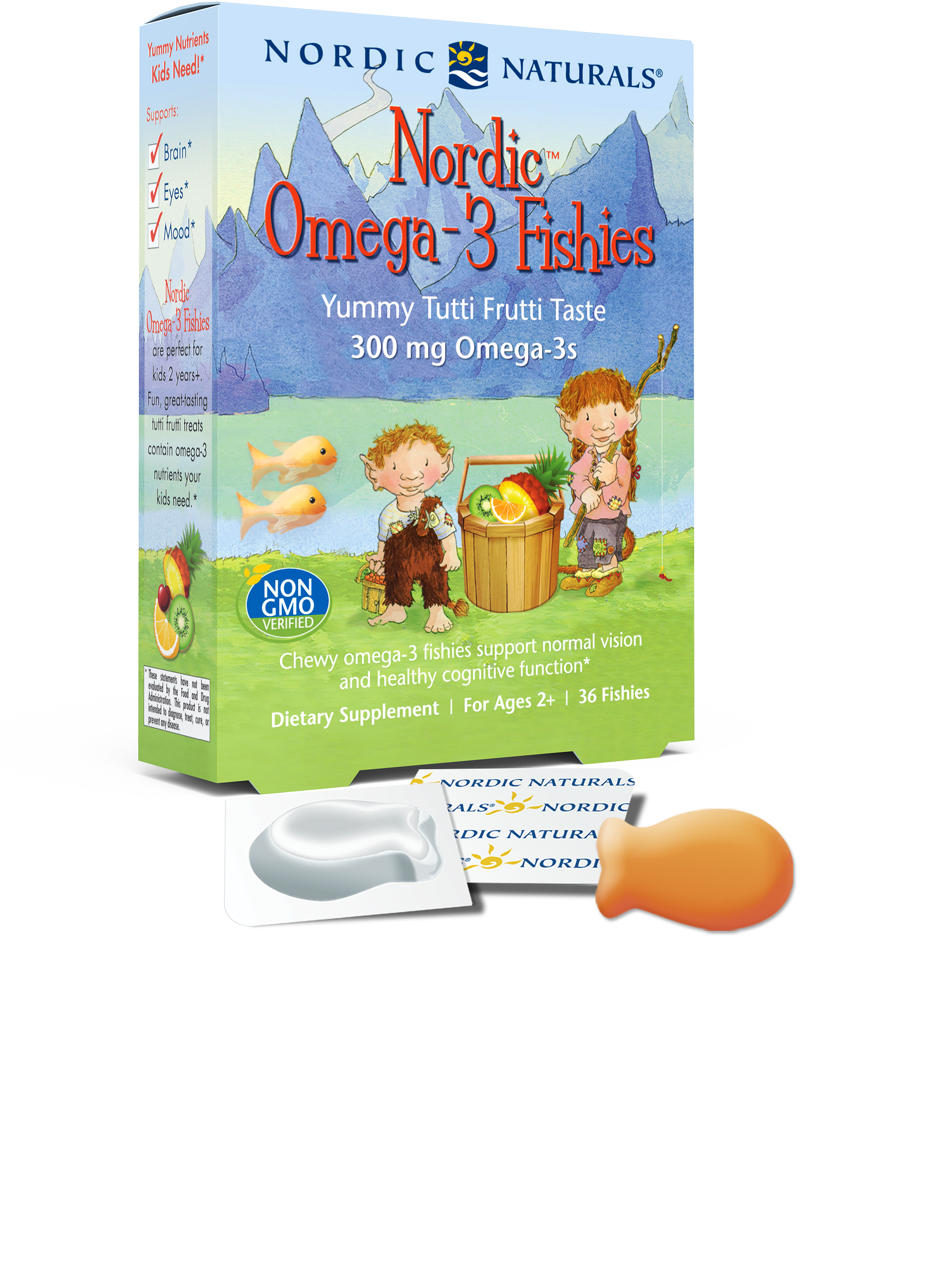 Nordic Naturals Nordic Omega-3 Fishies 36 Fishies