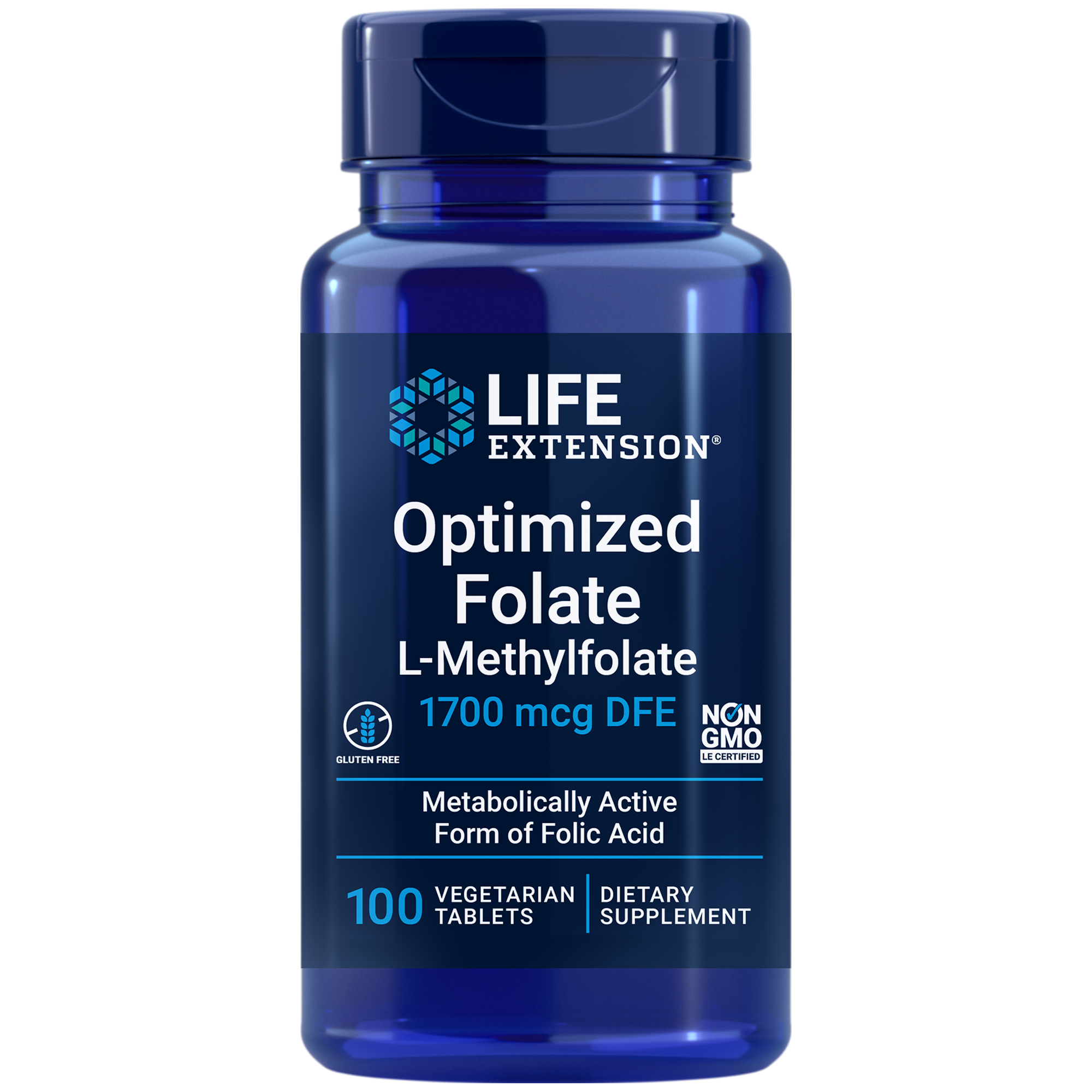 Life Extension Optimized Folate 1000 mcg 100 tabs
