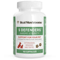 Real Mushrooms 5 Defenders Organic Mushroom Blend Capsules for Pets 90 Chews NEW