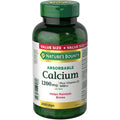 Nature's Bounty Calcium Pills Plus Vit D3 Supplement Helps Bones 200 pcs NEW