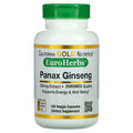 California Gold Nutrition EuroHerbs Panax Ginseng Extract Veg 250mg 180 caps NEW