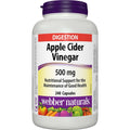 Webber Naturals Apple Cider Vinegar 500 mg Concentrated Convenient 240 pcs NEW