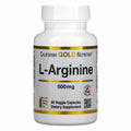 California Gold Nutrition L-Arginine AjiPure High Quality 500mg 60 Caps NEW
