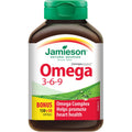 Jamieson Omega 3-6-9 1200mg Complex Promote Heart Health Fatty Acids 200 pcs NEW