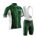 Summer Short Sleeve Bib Jersey Set Mountain Bike Road Team - Blue Force Sports