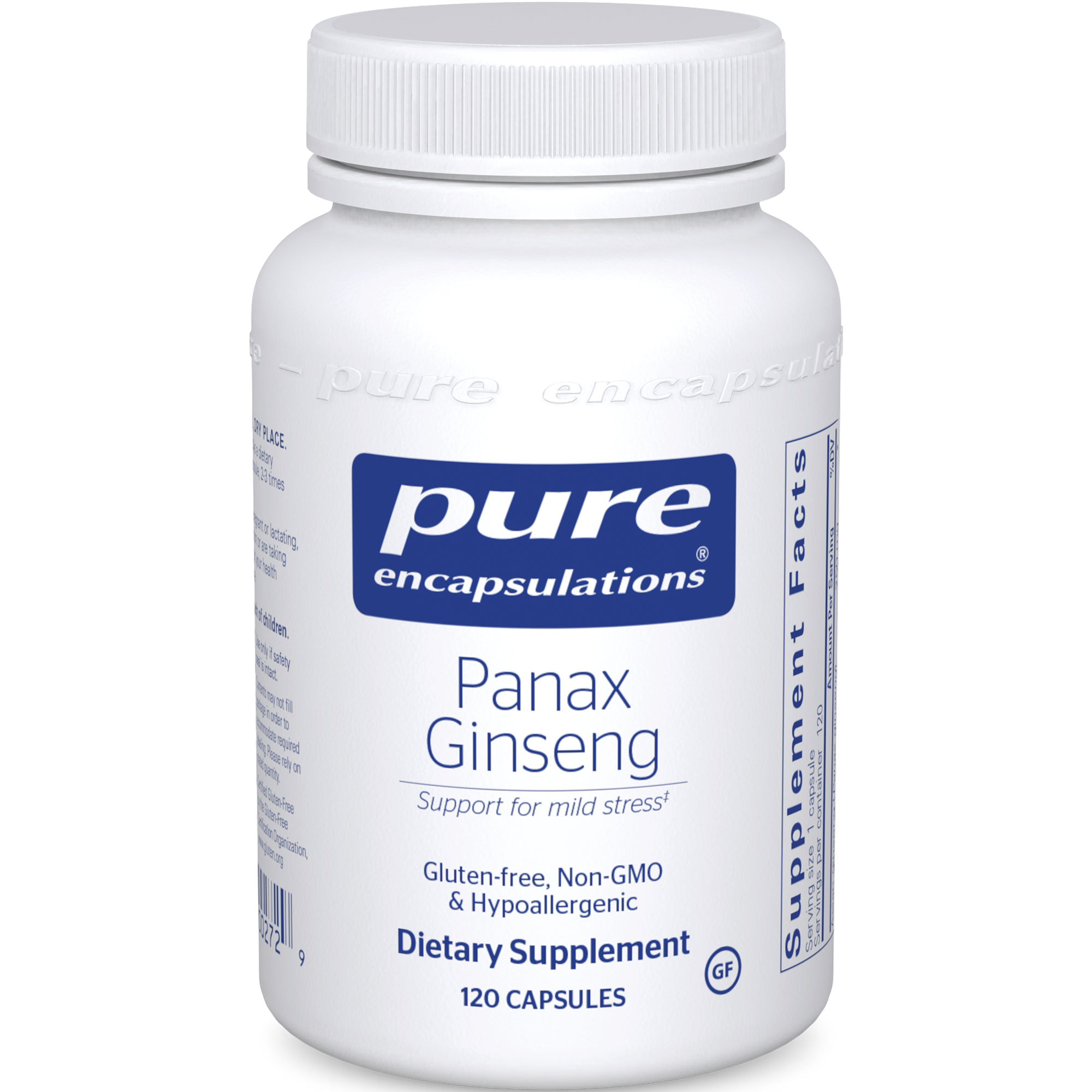 Pure Encapsulations Panax Ginseng 250 mg 120 vegcaps
