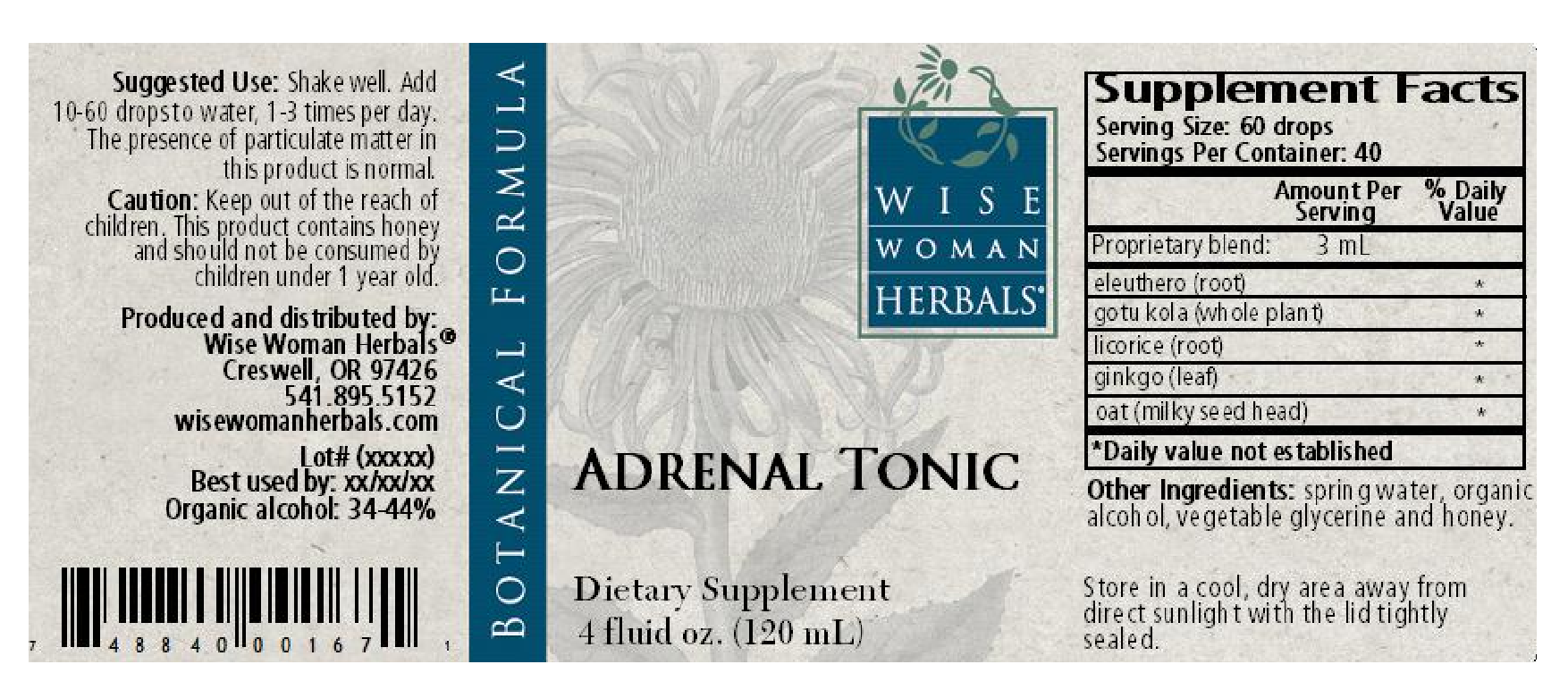 Wise Woman Herbals Adrenal Tonic