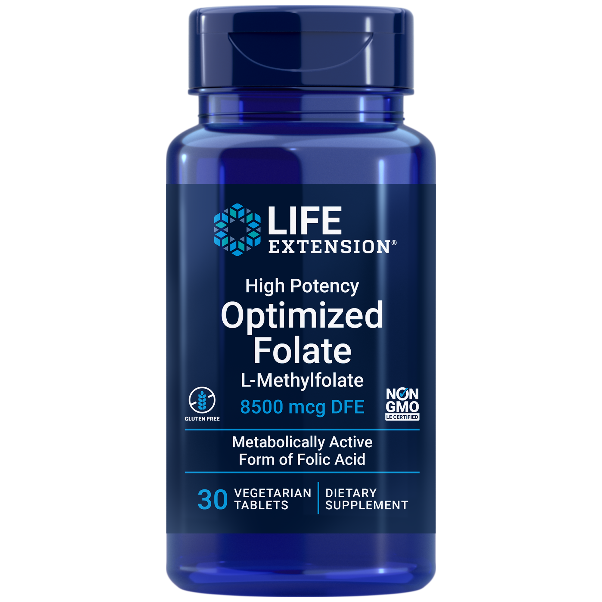 Life Extension High Potency Optimized Folate 30 tabs