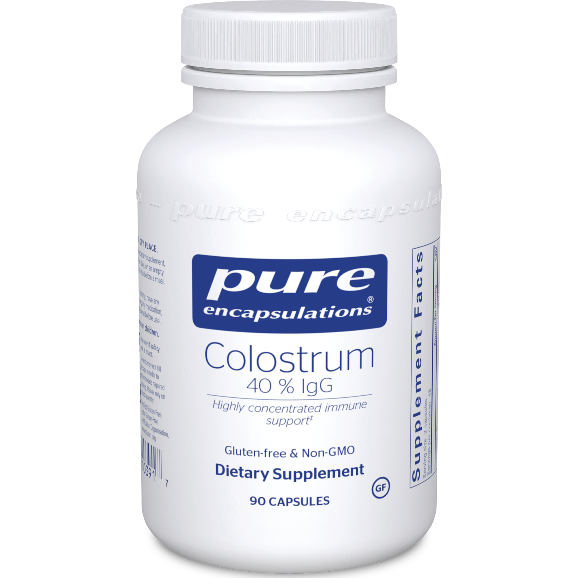 Pure Encapsulations Colostrum 40% IgG 450 mg