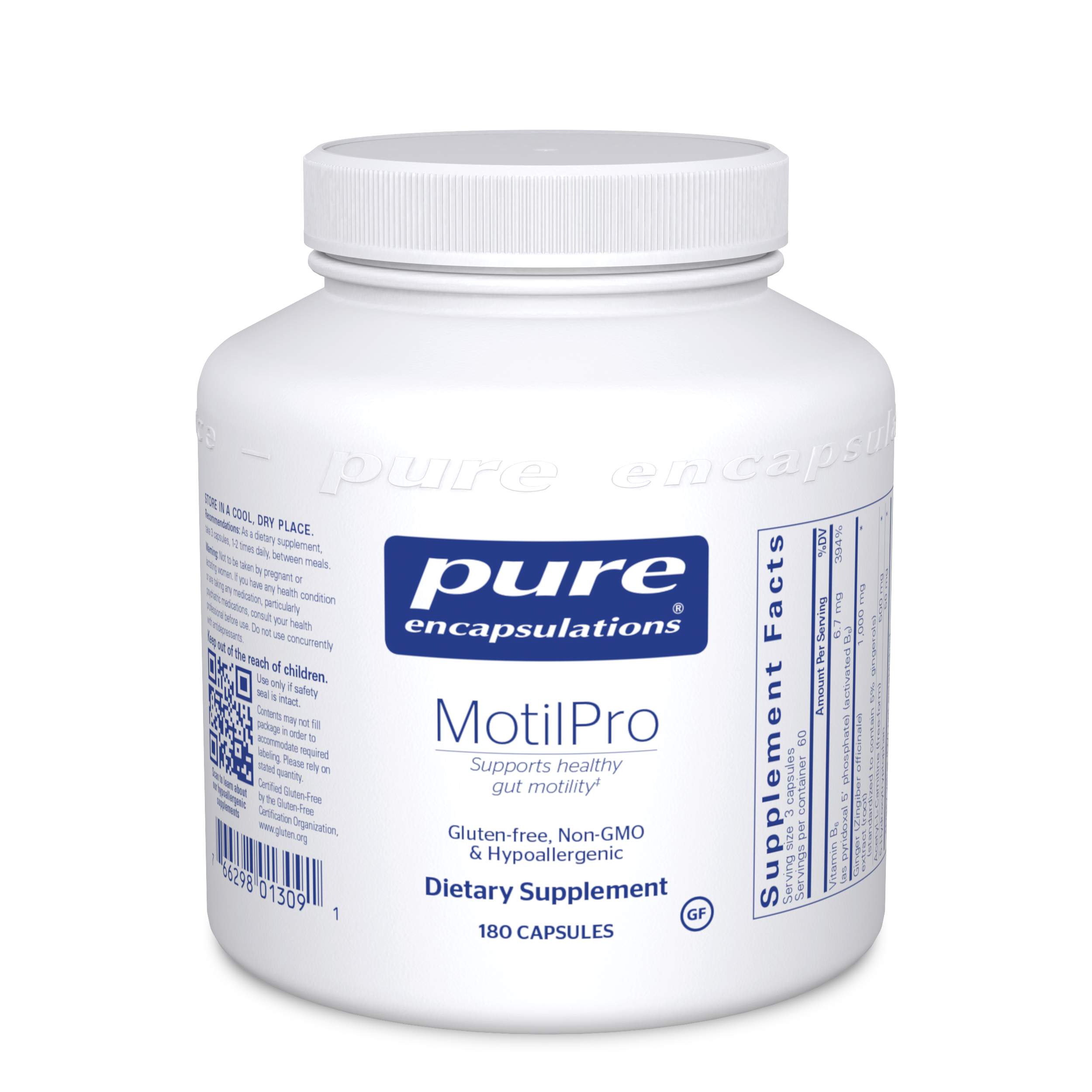 Pure Encapsulations MotilPro 180 vcaps