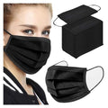 Face Mask Black Disposable- 3-Ply Box/50pc