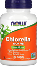 NOW Supplements, Chlorella 120 Tablets 1000 mg