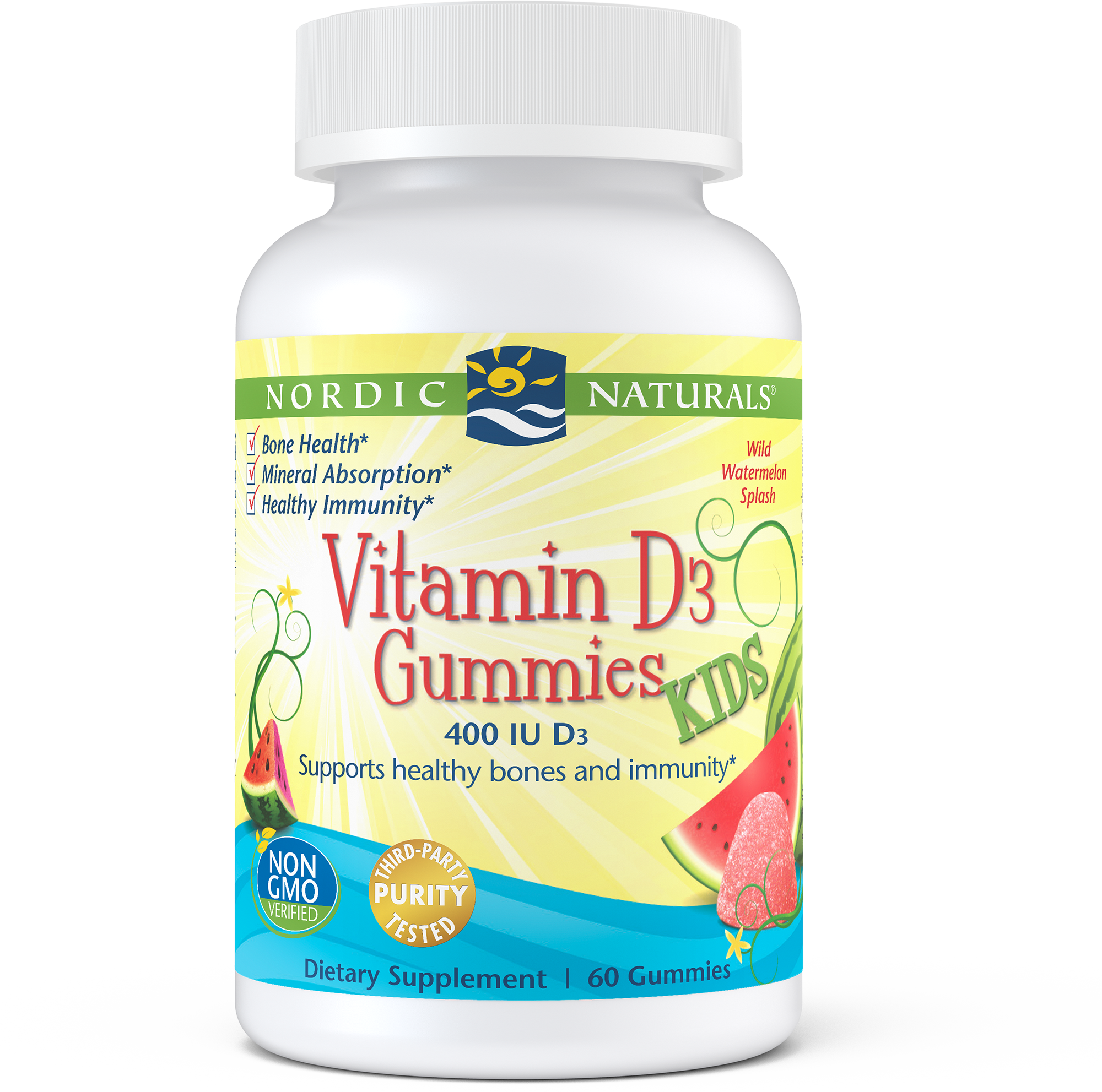Nordic Naturals Vitamin D3 Kids 60 gummies
