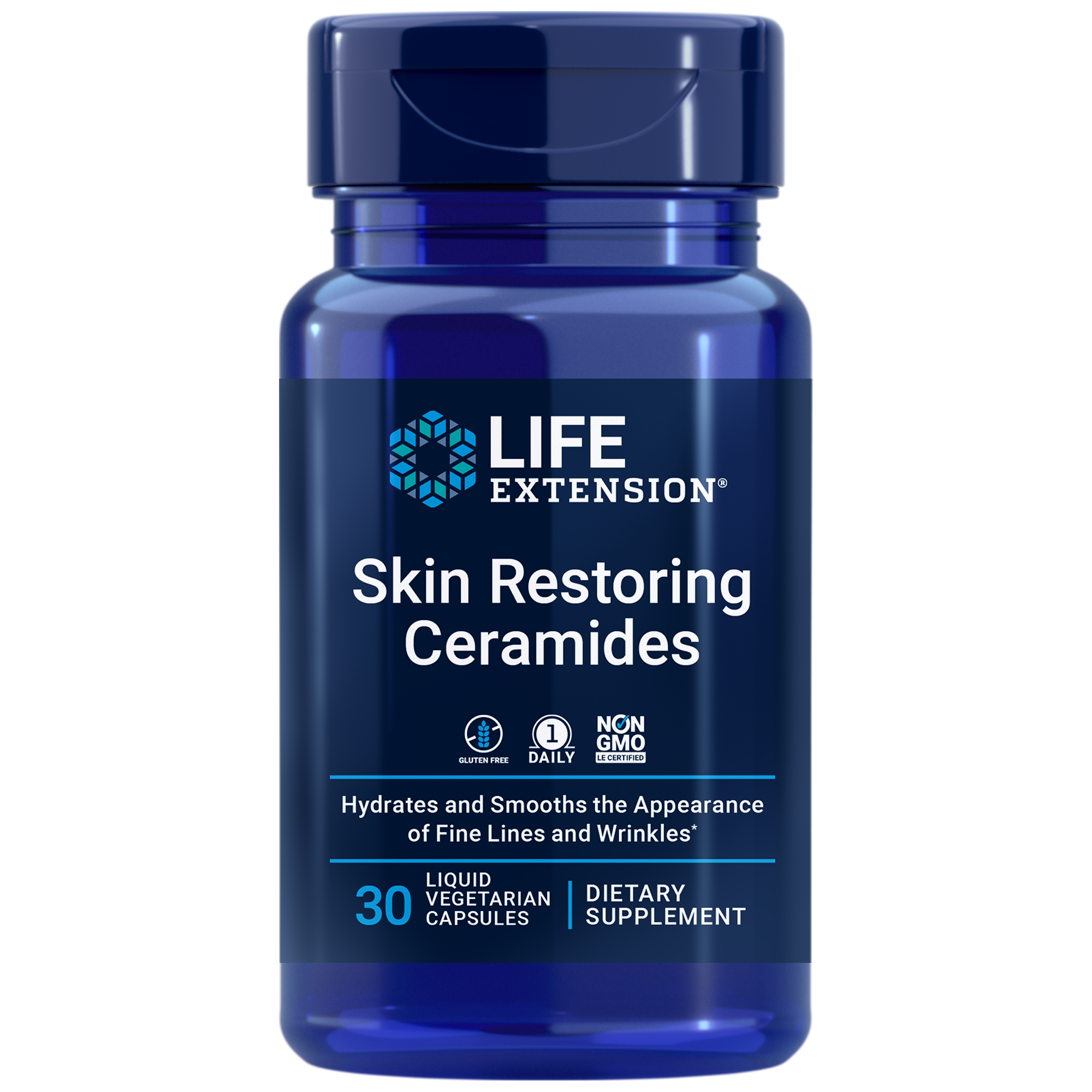 Life Extension Skin Restoring Ceramides 30 liq vegcaps