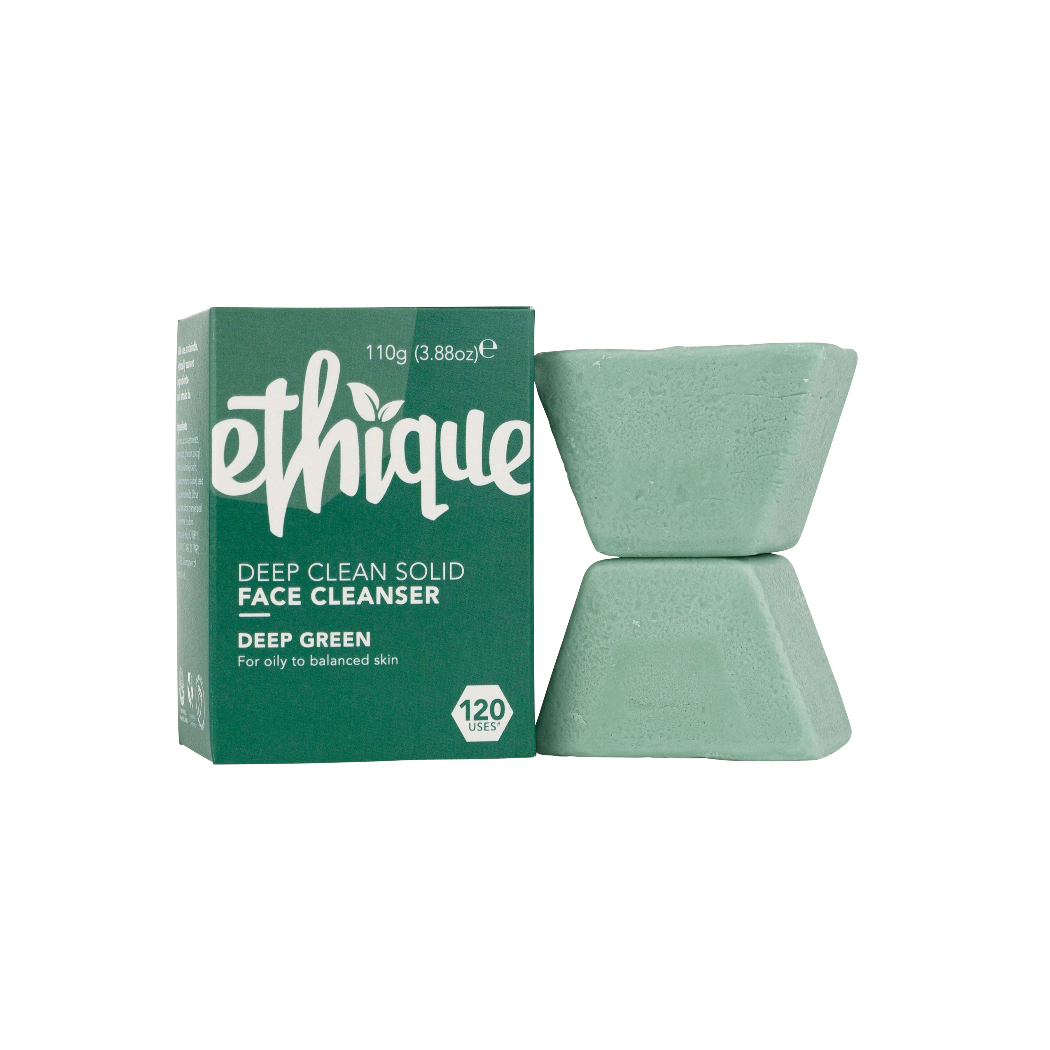ETHIQUE Face Cleanser Deep Green Solid 100g